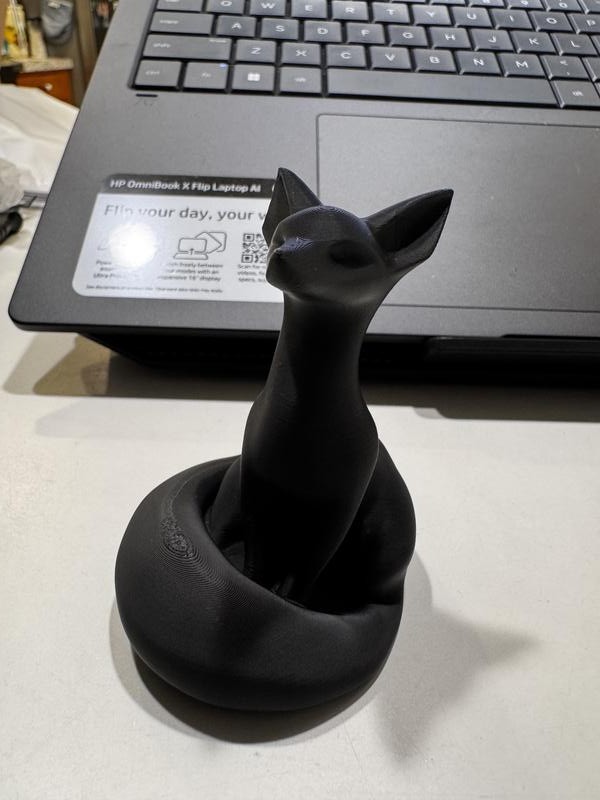 Fox tealight candle