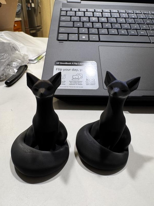 Fox tealight candle