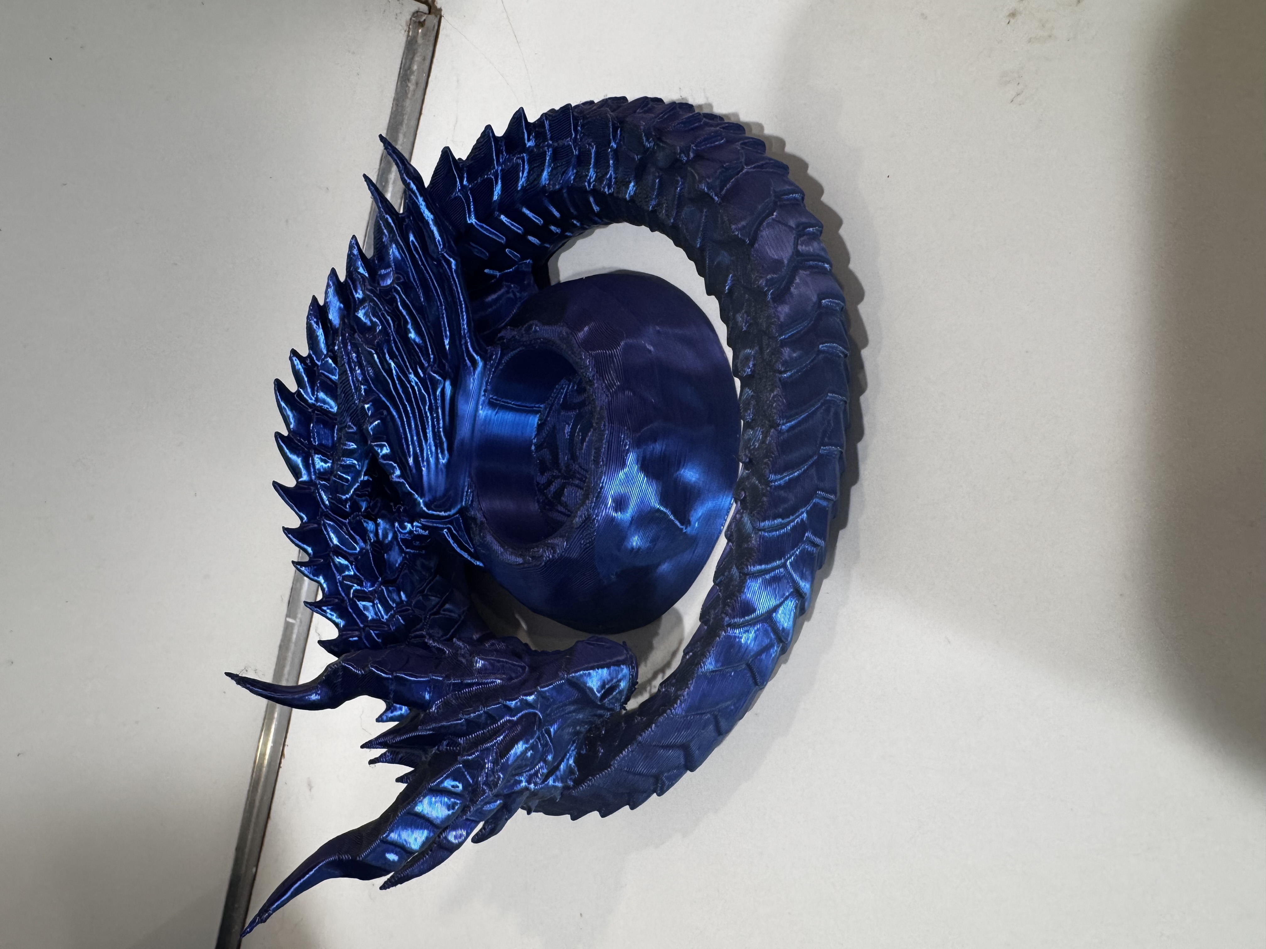 Dragon candle holder detail